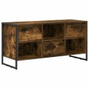  TV skap med skuff Røyk Eik 100 x 36 x 49,5 cm Konstruert tre