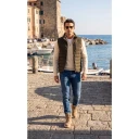 Giovani Herre Strikkevarer Beige S,
