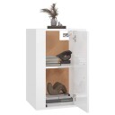 vidaXL Vegghengt TV-benk høyglans hvit 40x34,5x60 cm 8720845667696