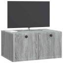  Vegghengt TV skap Grå sonoma 59,5 x 41 x 30 cm Konstruert tre