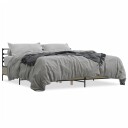  Sengeramme sonoma eik 180x200 cm konstruert tre og metall 8721102613548