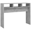 vidaXL Konsollbord betonggrå 105x30x80 cm sponplate