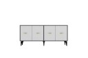 Thyros Konsollbord 180 cm   Antrasitt/Hvit