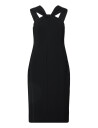 Lauren Ralph Lauren Twist Front Crepe Cocktail Dress   Black   32