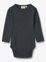 Wheat Wool Body Long Sleeve Lucca Blå 56
