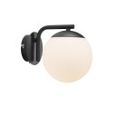 Nordlux Grant vegglampe - Svart/Opal