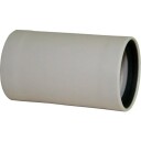 Smartline 40 mm PP dobbeltmuffe off white