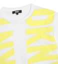DKNY T skjorte   Beskåret   Hvit/Lemon   DKNY   14 år 164   T skjorte