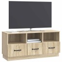  TV skap med skuff Sonoma eik 102 x 34,5 x 47 cm Konstruert tre