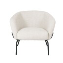 Lenestol HOME4YOU Micky 110x40xh74 cm, Melamin med eikebark - Lys beige