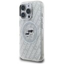 Karl Lagerfeld MagSafe Mobildeksel til iPhone 16 Pro Max med Glitter - Grå