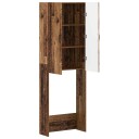 vidaXL Toalett skap HAARLEM Gammelt tre 66 x 25,5 x 190 cm