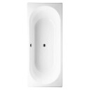 Gustavsberg Duo Round Badekar 160cm Hvit