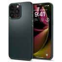 Spigen iPhone 15 Pro Deksel Thin Fit Abyss Green