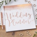 Ginger Ray Wedding Planner Bok Roségull