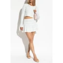 Loveshackfancy Dame Strikkevarer Hvit L,
