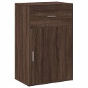  Oppbevaringsskap brun eik 56,5x39x90 cm konstruert tre
