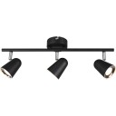 Trio Lighting Toulouse spotter i tak 3 spotter sort