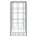  Gabionkurv med deksel 100x50x100 cm galvanisert jern