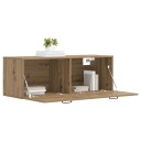 vidaXL Veggskap Artisan eik 100 x 36,5 x 35 cm Konstruert tre