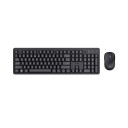 Trust ODY II WL KEYBOARD & MOUSE WHT ND Tastatur & Mussett Nordisk Svart