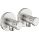 Damixa Stopventil 1/2 X 3/8" Nippel 2 Stk. Stal Steel