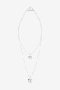 IOAKU   Halskjede LA Fleur Double Necklace   Sølv