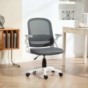 Ergonomisk kontorstol i netting – sammenleggbare armlener korsryggstøtte