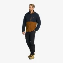 RevolutionRace Woodland Fleece Jacket Herre Deep Navy/Monk's Robe Størrelse:M   Herre > Overdeler > Fleece & midlayers