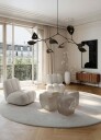 Stingray Grande Lysekrone Bronsefarget