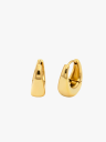 Who Is She Drop Hoops Gold Gull ONE SIZE