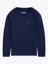 Bergans Inner:Dual Merino Kids Long Sleeve Blå 116