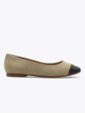 Roberto Rosso Trieste Ballerina Leather Beige 37