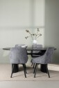 Venture Home   Spisegruppe Isolde med 4 stk stoler Rosie   Svart