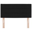  LED Hodegavl Linje Design Svart 80 cm Stoff
