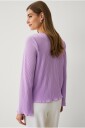 Ellos Collection   Trikotbluse med plisseringer   Rosa