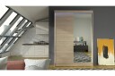 Liverpool Garderobe med Speil 120x200 cm - Beige
