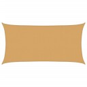  Solseil 160 g/m² rektangulær sand 2x3,5 m HDPE 4002030