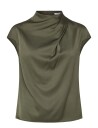 Ahlvar Gallery Lima Silk Top Khaki green XS
