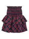 Vilje & Ve Milla Rutete Skjørt Classic Navy (134 / 9 år)