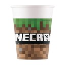 Minecraft 8-Pack Papirkopper 200ml Fest Kopper Cup