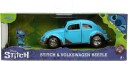 Disney 1959 VW Bubbla med Stitch Figur 1:32 Metall Bil