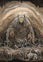 John Bauer Nilas Offer Julbocken II Plakat Plakat / 21x30cm