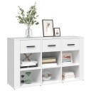 vidaXL Skjenk hvit 100x30x59,5 cm konstruert tre