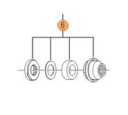 Konus Venstre FH M675 Deore XT Med Flere