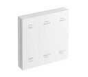 Veggmontert Panel/Fjernkontroll m/Dimmer for LED Panel CCT Varmhvit+Kaldhvit Hvit