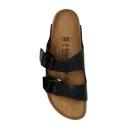 Birkenstock Women's Arizona Birko-Flor Patent Narrow Patent Black 36, Patent Black