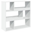 Bokhylle hvit 100x33x94,5 cm konstruert tre