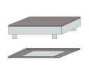 Nordstrand Home Bambuslaken   Konvoluttlaken 90x200x8 cm   Lys grå   100 % Naturlig bambus   laken til overmadrass