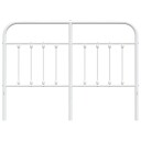  Sengegavl i metall hvit 150 cm 8720845882044